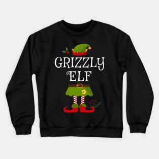 Grizzly Elf Shirt , Family Matching Group Christmas Shirt, Matching T Shirt for Family, Family Reunion Shirts Crewneck Sweatshirt